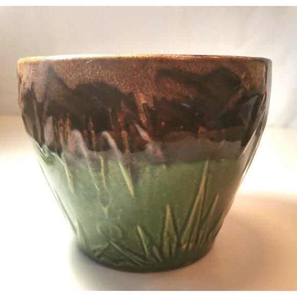 Planter Roseville Robinson Ransbottom Sun and Moon 1930s - Picture 6 of 9